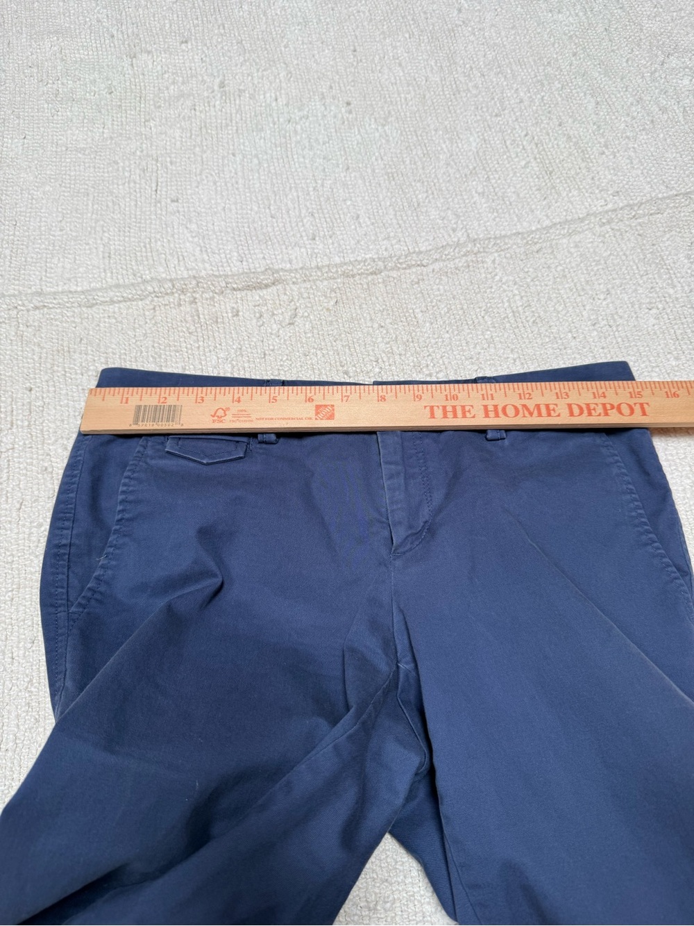 Banana Republic Ryan Fit Blue Chinos Pants Size 2 - Picture 4 of 7